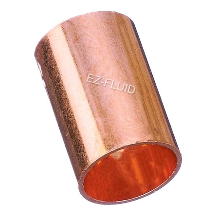Ez-Fluid 1 1/4 C x C COPPER NO-STOP COUPLING EZCC77